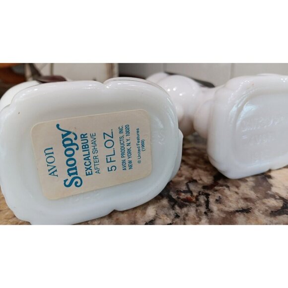 Lot Of 2 1969 AVON Cologne Decanter Collectable Bottles Snoopy See Description - Picture 14 of 16